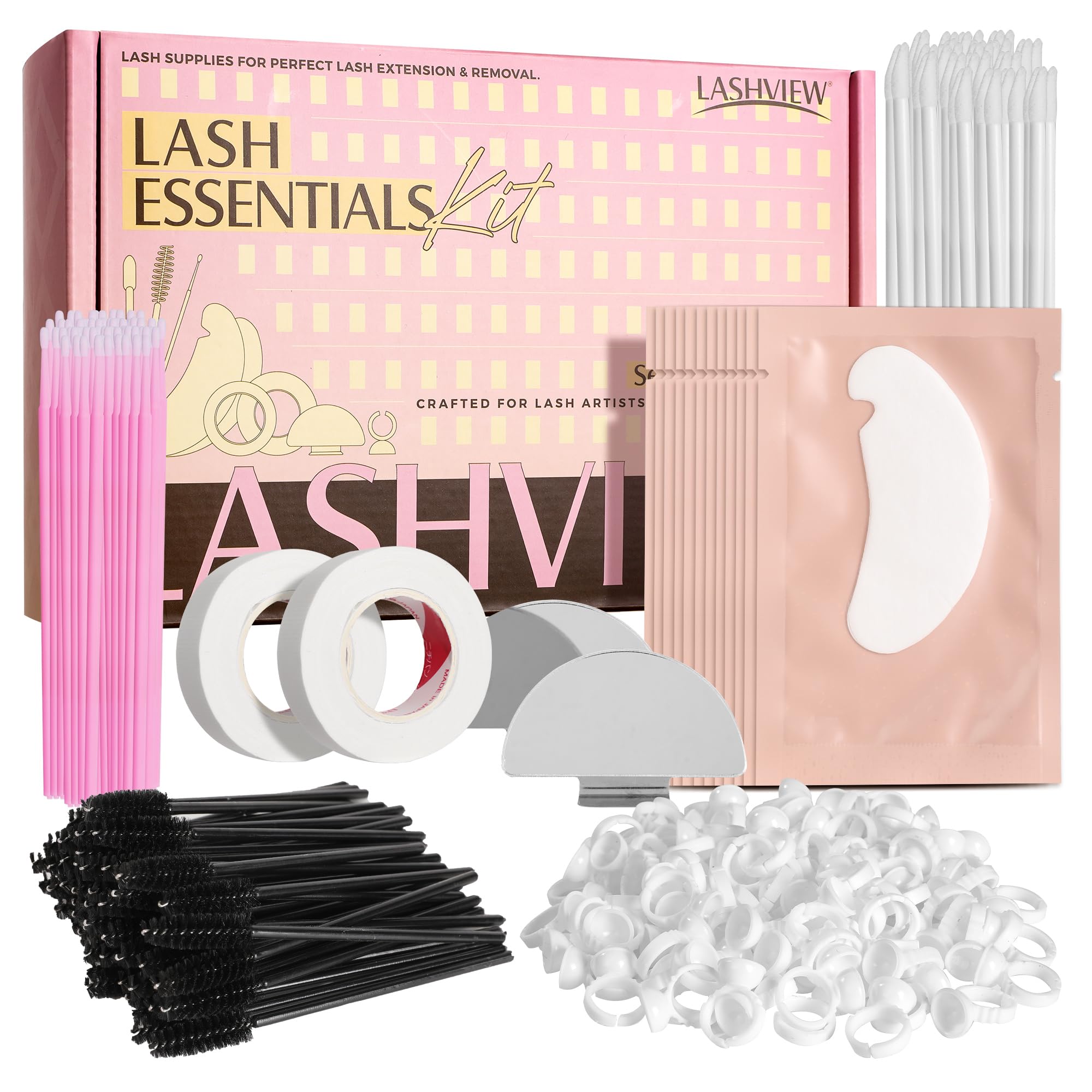 メイ　Revive Lash Professional 6本セット Amazon.com: LASHVIEW 253 PCSLash Supplies Kit Lash Essentials
